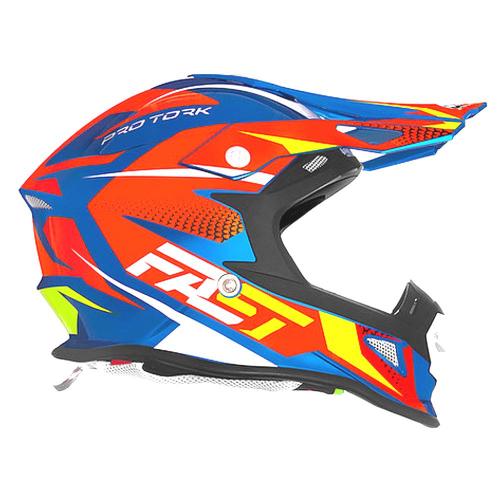 Capacete Pro Tork Fast Fantasy Azul/Laranja