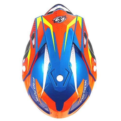 Capacete Pro Tork Fast Fantasy Azul/Laranja