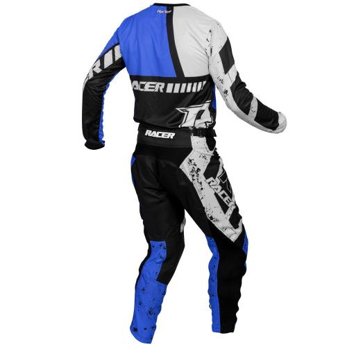 Conjunto Calça + Camisa Racer Bravo 2021 Preto/Azul