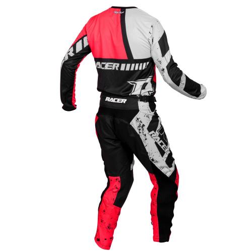 Conjunto Calça + Camisa Racer Bravo 2021 Preto/Vermelho 