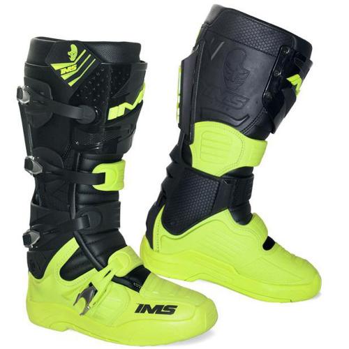 Bota Ims Extreme Preto/Amarelo Fluor
