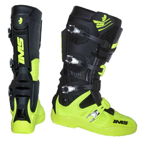 Bota Ims Extreme Preto/Amarelo Fluor