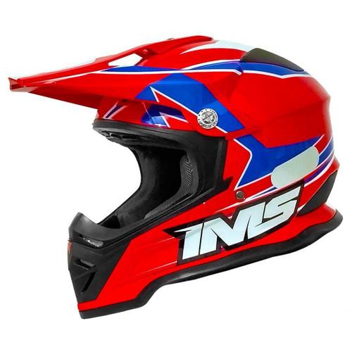 Capacete IMS Army 2021 Vermelho/Azul