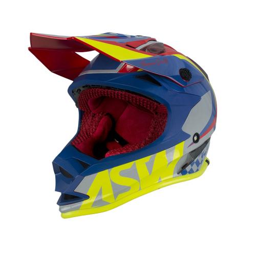 Capacete ASW Fusion Glory 2019 Vermelho / Menta