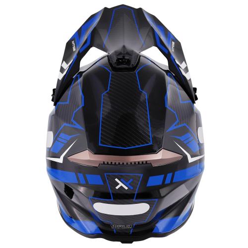 Capacete Mattos Racing Combat MTR02 2021 Azul