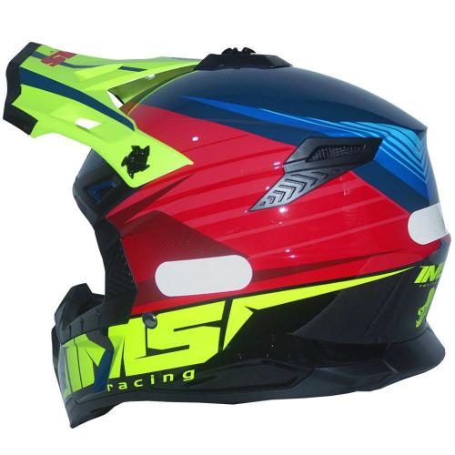 Capacete Ims Extreme 2022 Vermelho/Azul Fluor