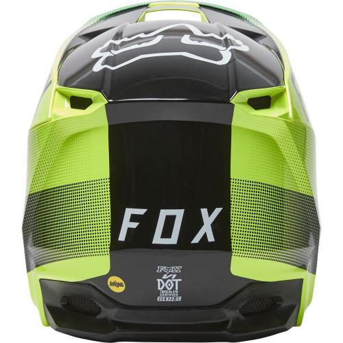 Capacete Fox V1 Mips RIDL 2022 Amarelo Fluor