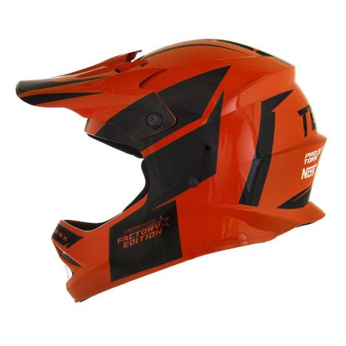 Capacete Pro Tork Factory Edition Infantil Preto/Laranja