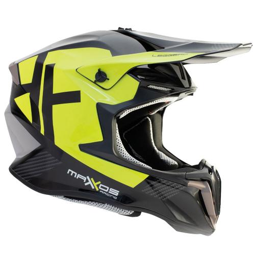 Capacete Mattos Racing Combat Legerro 2022 Amarelo fluor