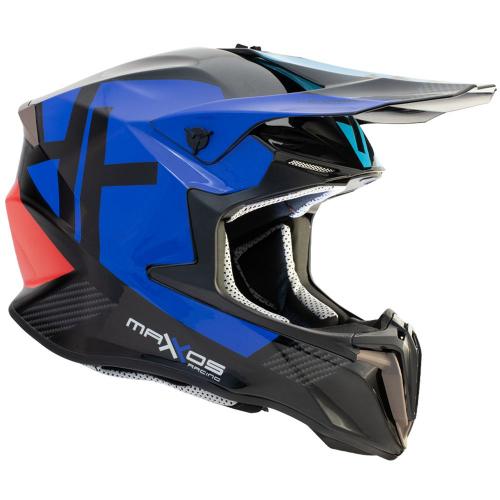 Capacete Mattos Racing Combat Legerro 2022 Azul