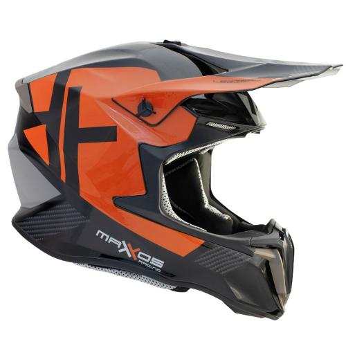 Capacete Mattos Racing Combat Legerro 2022 Laranja