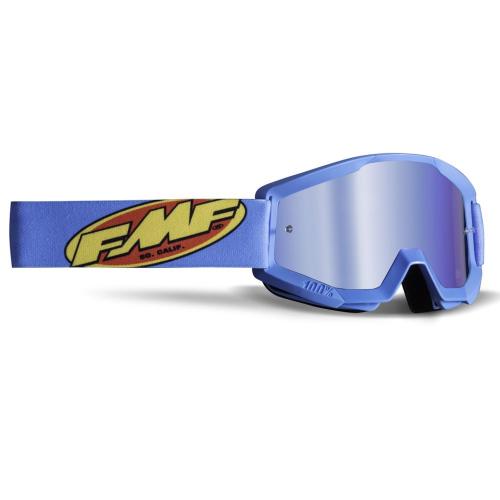 Óculos FMF Powercore Azul Claro Lente Espelhada 