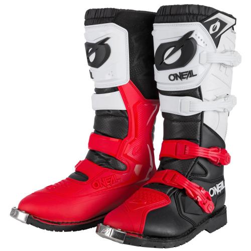 Bota Oneal Rider Pro Preto/Branco/Vermelho