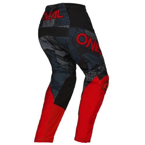 Conjunto Calça + Camisa ONeal Element Camo 2022 Preto/Vermelho