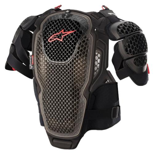 Colete Alpinestars A-6 Chest Preto/Vermelho