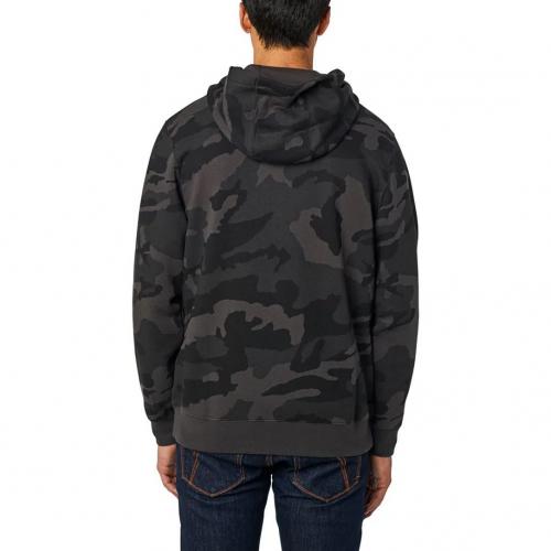 Moletom Fox Apex Zip Preto Camuflado