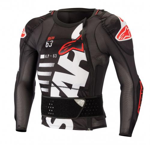 Colete Alpinestars Sequence 2022 Branco/Vermelho