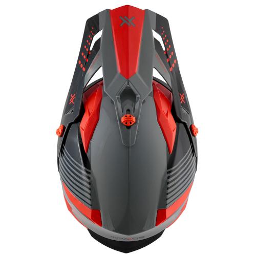 Capacete Mattos Racing Atomic 2022 Vermelho/Cinza