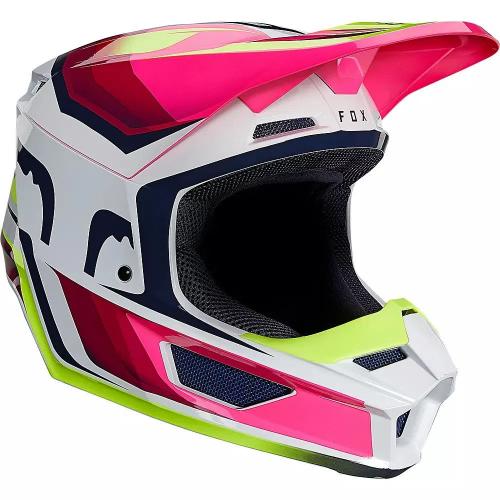 Capacete Fox V1 Mips  Tro 2022 Amarelo Fluor