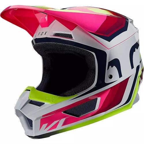 Capacete Fox V1 Mips  Tro 2022 Amarelo Fluor