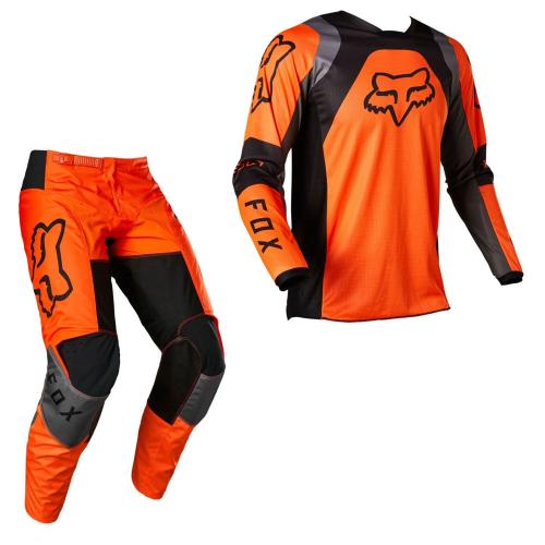 Conjunto Calça + Camisa Fox 180 Lux 2022 Laranja