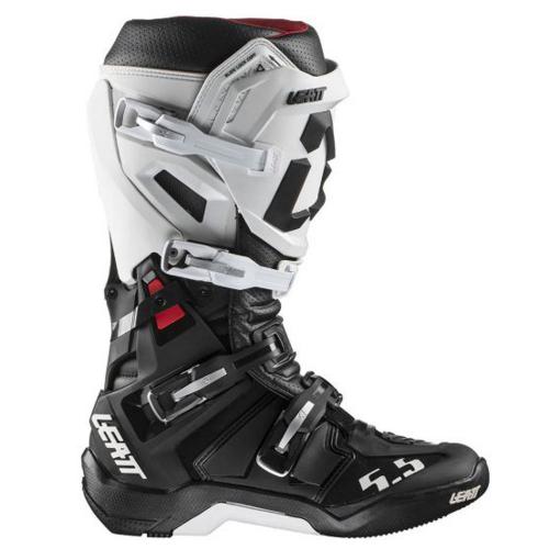 Bota Leatt Brace GPX 5.5 Flexlock Branca/Preta