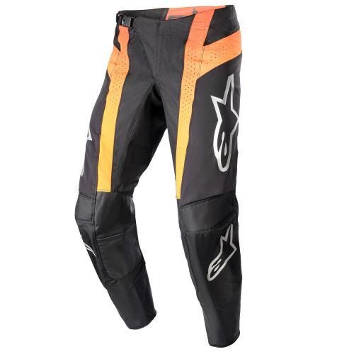 Conjunto Calça + Camisa Alpinestars Techstar Sein Hot 2023 Laranja/Preto