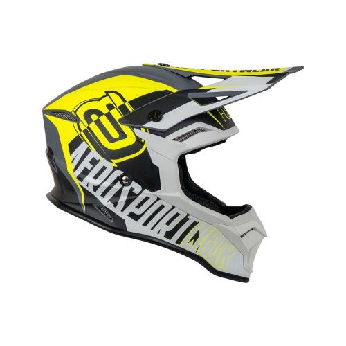 Capacete Asw Fusion 2.0 Dash amarelo fluor/cinza/branco 